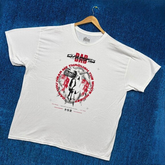 Bad Omens Can You Hear Me Through The White Noise Rock White T-Shirt Size 3X - Picture 3 of 4